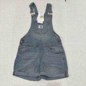 NWT Calvin Klein Women's Denim Shortalls